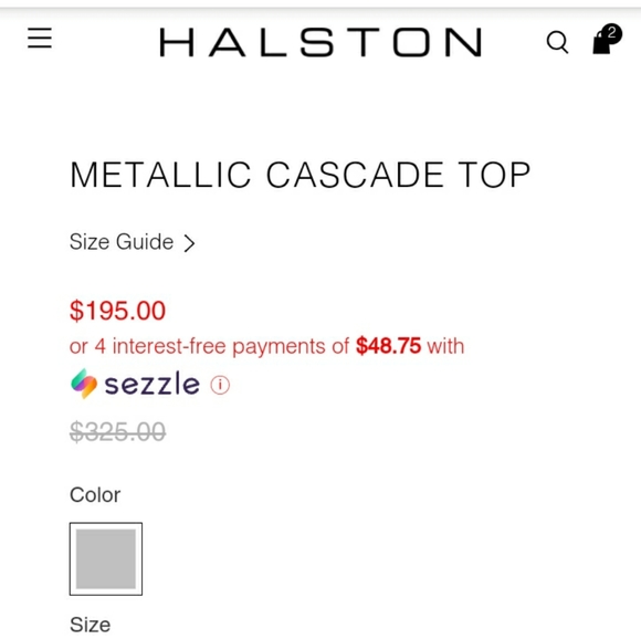 Stunning NWT Halston Heritage blouse - Picture 6 of 6